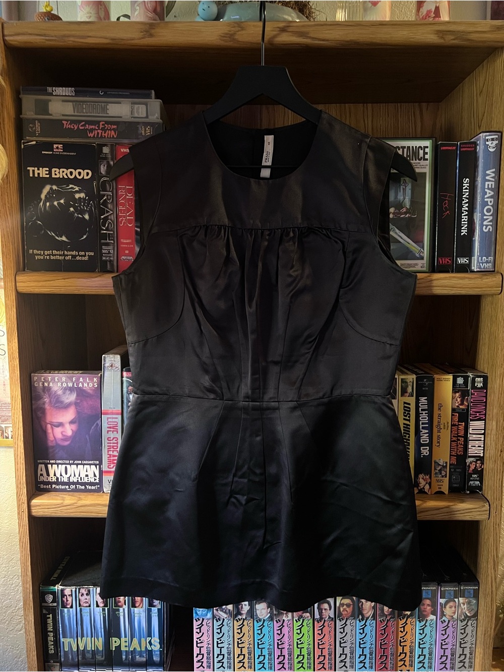 Prada Spring 2007 Black Silk Blouse